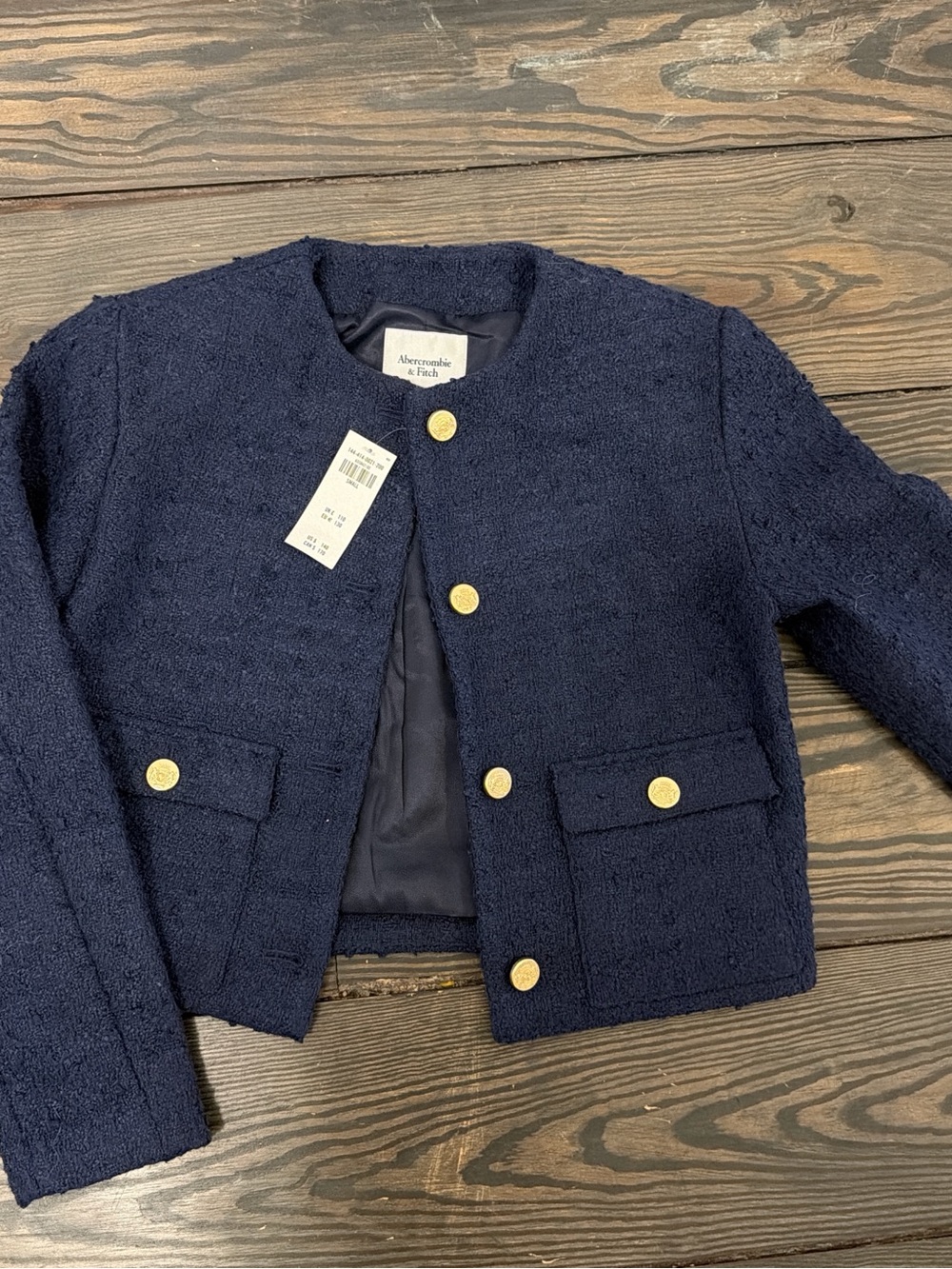 abercrombie navy jacket